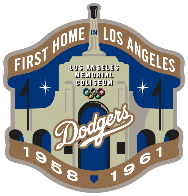 Los Angeles Dodgers 2008 Stadium Logo iron on paper